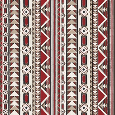 The Homestead -  Blanket- C18236 Red - by Tara Reed - Riley Blake Designs - 100% Cotton